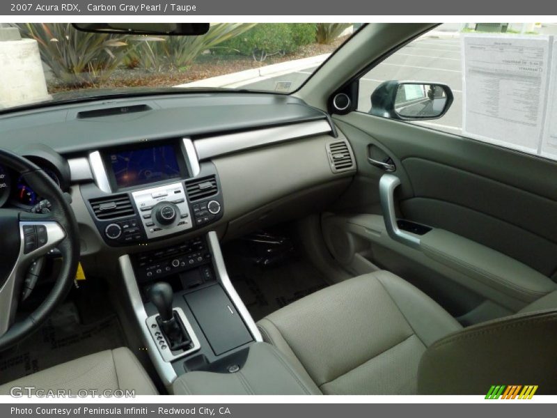 Carbon Gray Pearl / Taupe 2007 Acura RDX