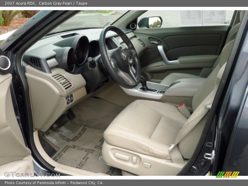 Carbon Gray Pearl / Taupe 2007 Acura RDX