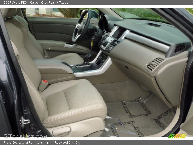 Carbon Gray Pearl / Taupe 2007 Acura RDX