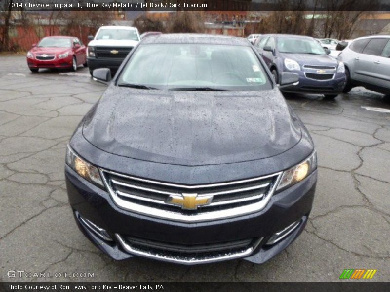 Blue Ray Metallic / Jet Black/Dark Titanium 2014 Chevrolet Impala LT