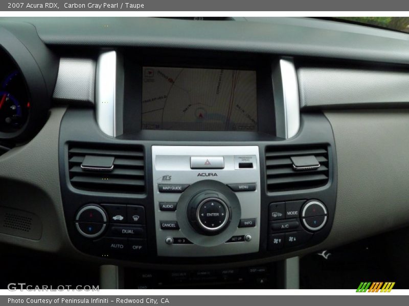 Carbon Gray Pearl / Taupe 2007 Acura RDX