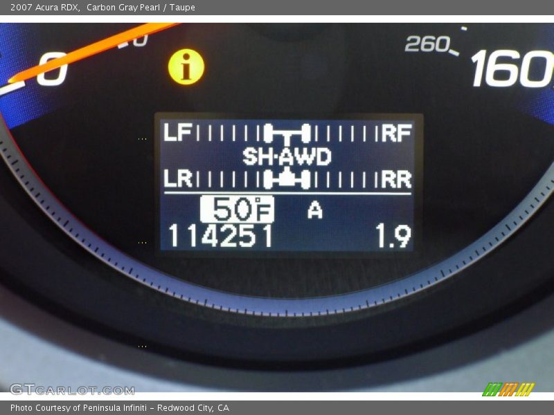 Carbon Gray Pearl / Taupe 2007 Acura RDX