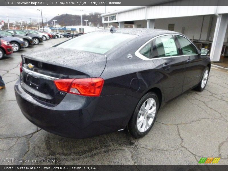 Blue Ray Metallic / Jet Black/Dark Titanium 2014 Chevrolet Impala LT