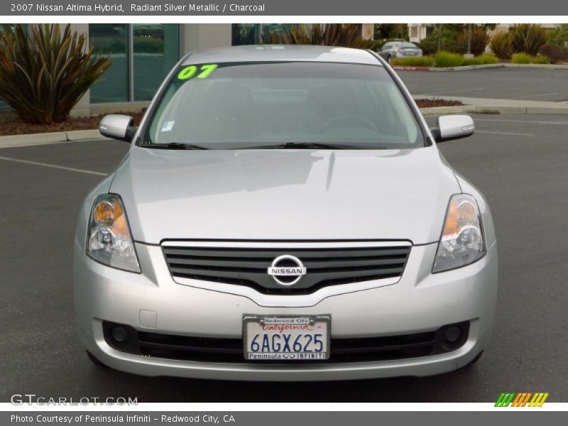 Radiant Silver Metallic / Charcoal 2007 Nissan Altima Hybrid