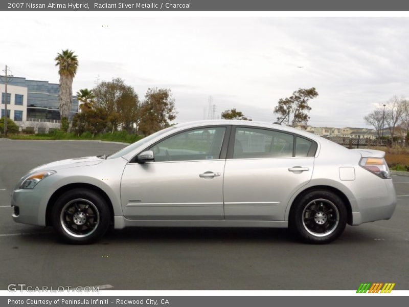 Radiant Silver Metallic / Charcoal 2007 Nissan Altima Hybrid