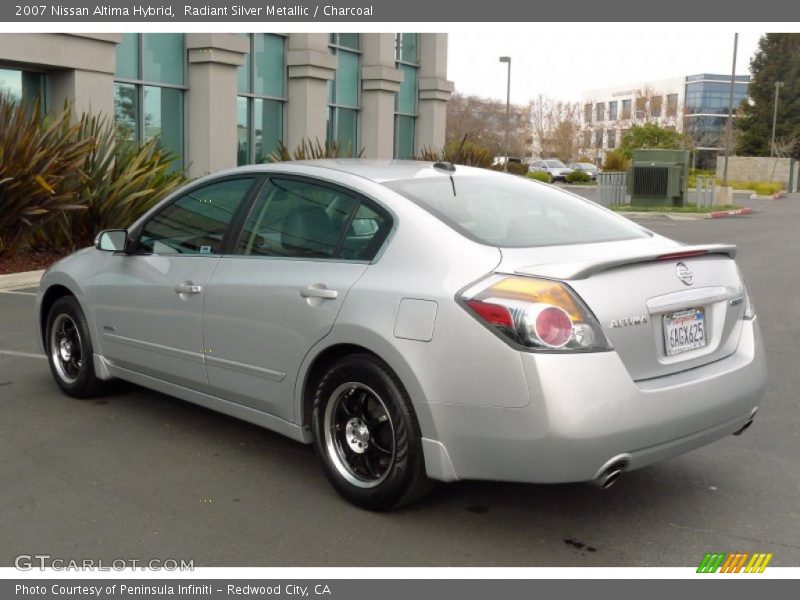 Radiant Silver Metallic / Charcoal 2007 Nissan Altima Hybrid