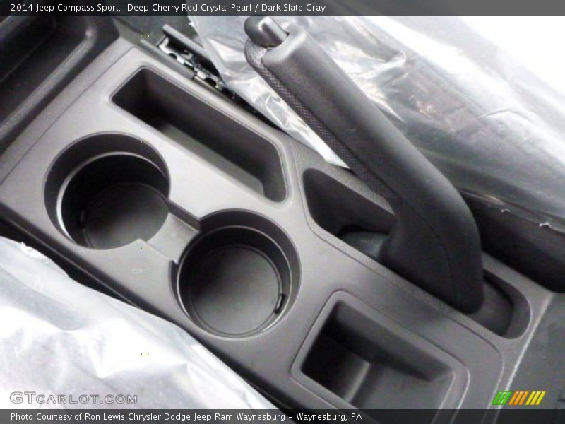 Deep Cherry Red Crystal Pearl / Dark Slate Gray 2014 Jeep Compass Sport