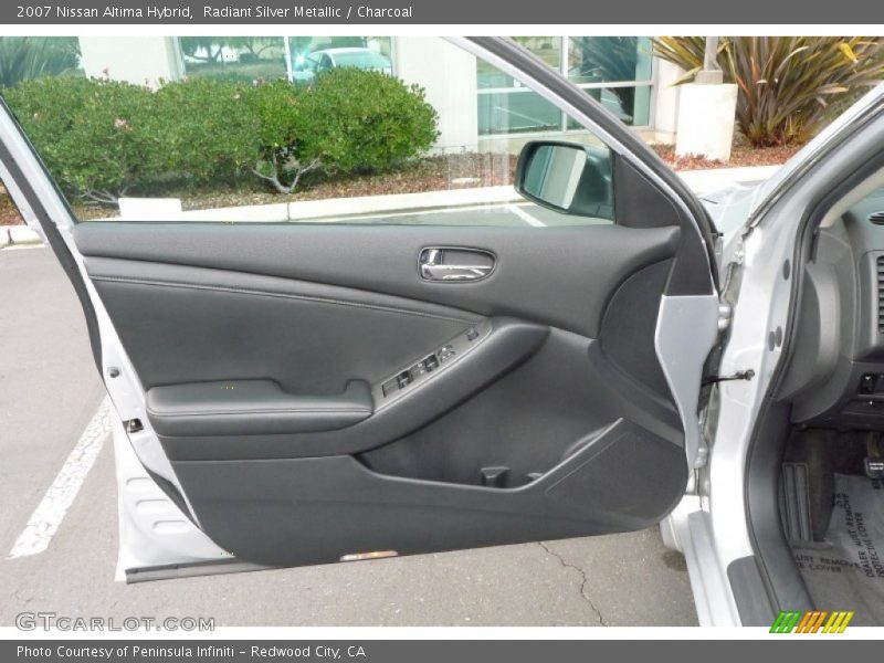 Radiant Silver Metallic / Charcoal 2007 Nissan Altima Hybrid