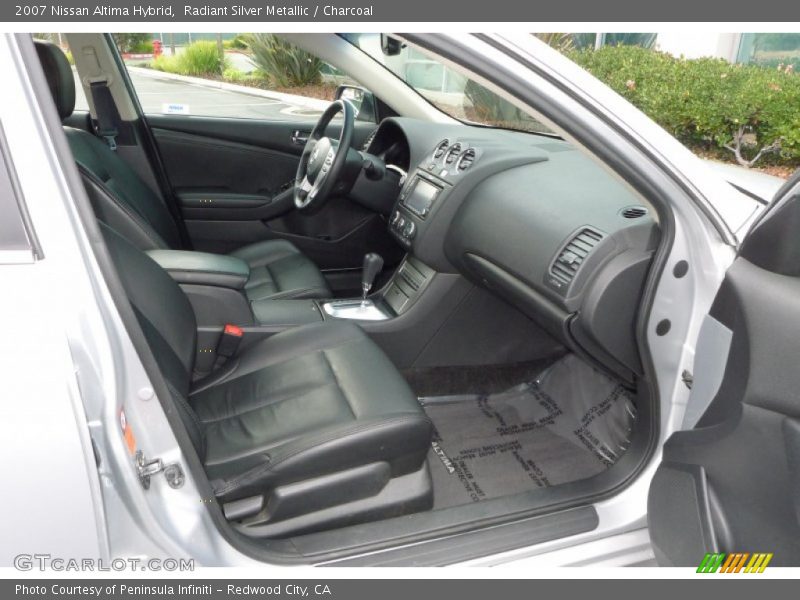 Radiant Silver Metallic / Charcoal 2007 Nissan Altima Hybrid