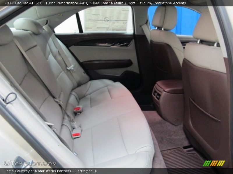 Rear Seat of 2013 ATS 2.0L Turbo Performance AWD