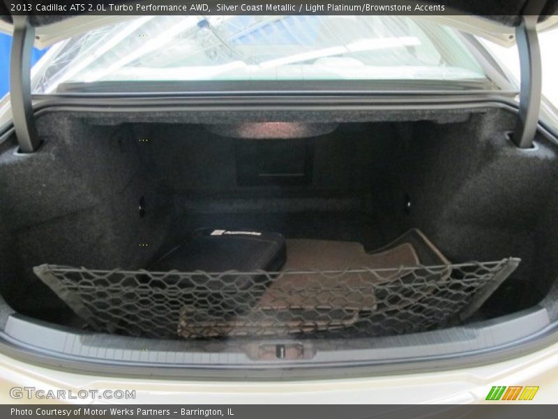 Silver Coast Metallic / Light Platinum/Brownstone Accents 2013 Cadillac ATS 2.0L Turbo Performance AWD