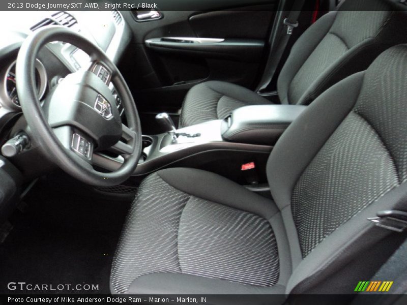 Bright Red / Black 2013 Dodge Journey SXT AWD