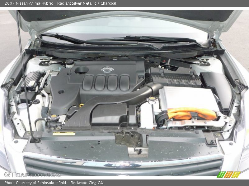 Radiant Silver Metallic / Charcoal 2007 Nissan Altima Hybrid