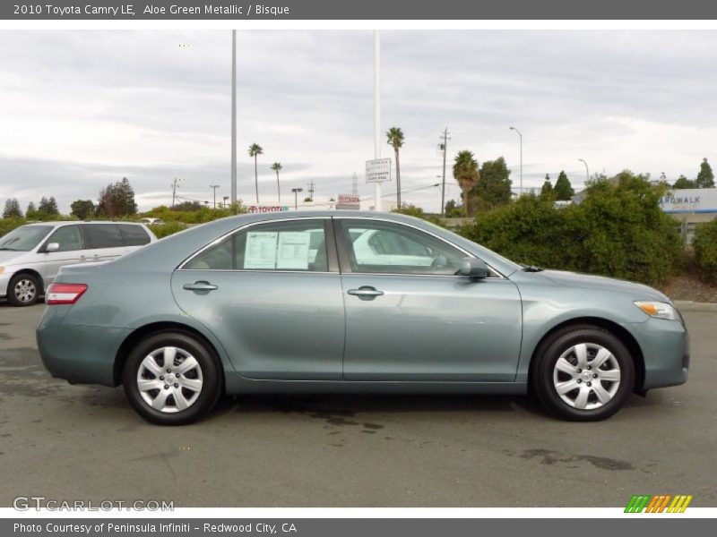 Aloe Green Metallic / Bisque 2010 Toyota Camry LE