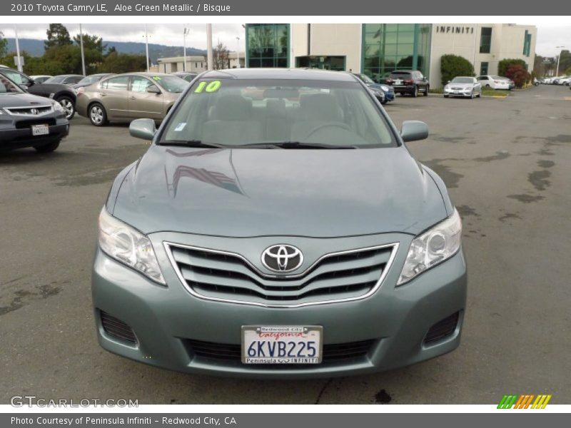 Aloe Green Metallic / Bisque 2010 Toyota Camry LE