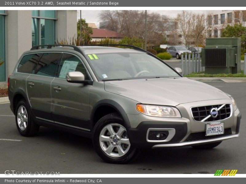 Seashell Metallic / Sandstone Beige 2011 Volvo XC70 3.2 AWD