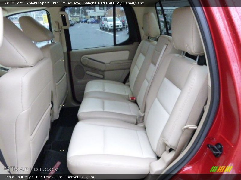 Rear Seat of 2010 Explorer Sport Trac Limited 4x4