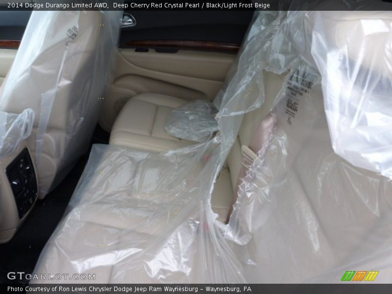 Deep Cherry Red Crystal Pearl / Black/Light Frost Beige 2014 Dodge Durango Limited AWD