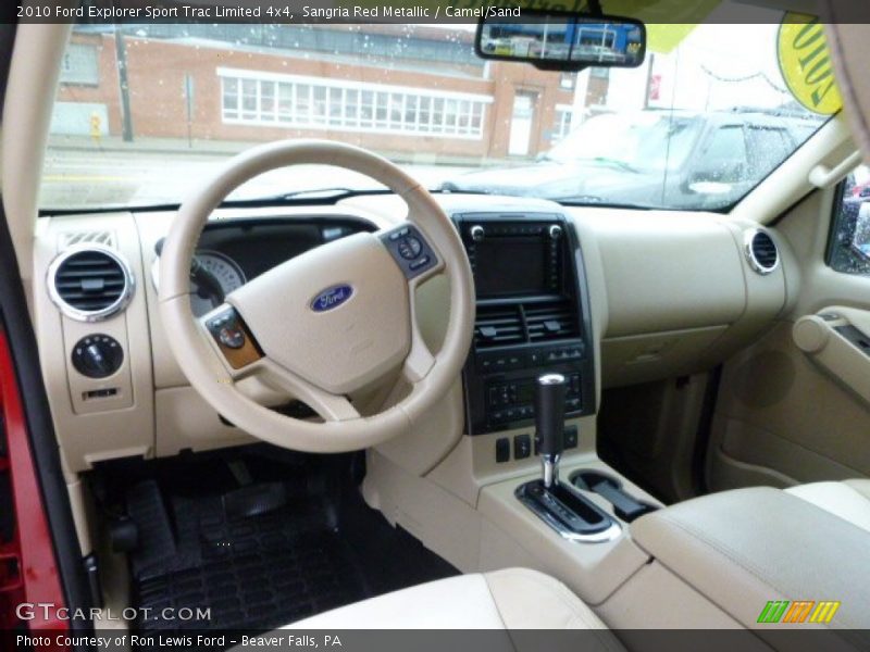 Camel/Sand Interior - 2010 Explorer Sport Trac Limited 4x4 