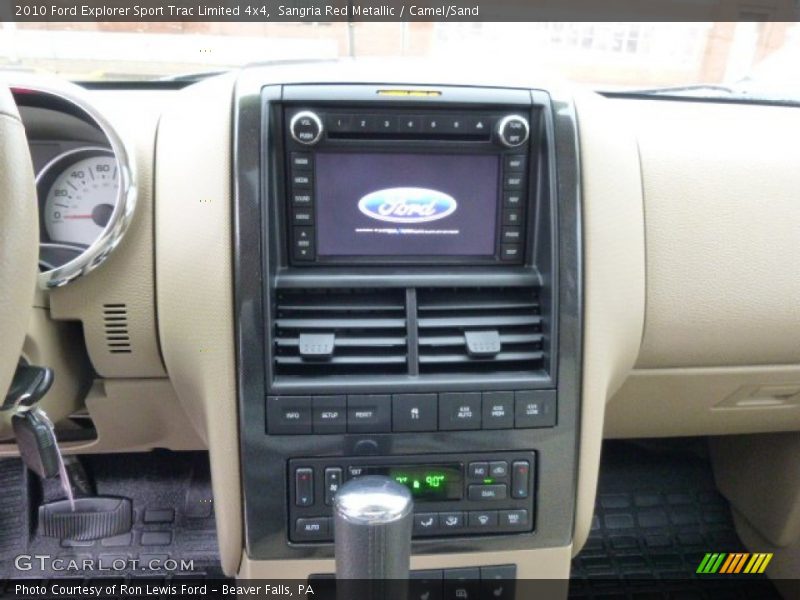 Sangria Red Metallic / Camel/Sand 2010 Ford Explorer Sport Trac Limited 4x4