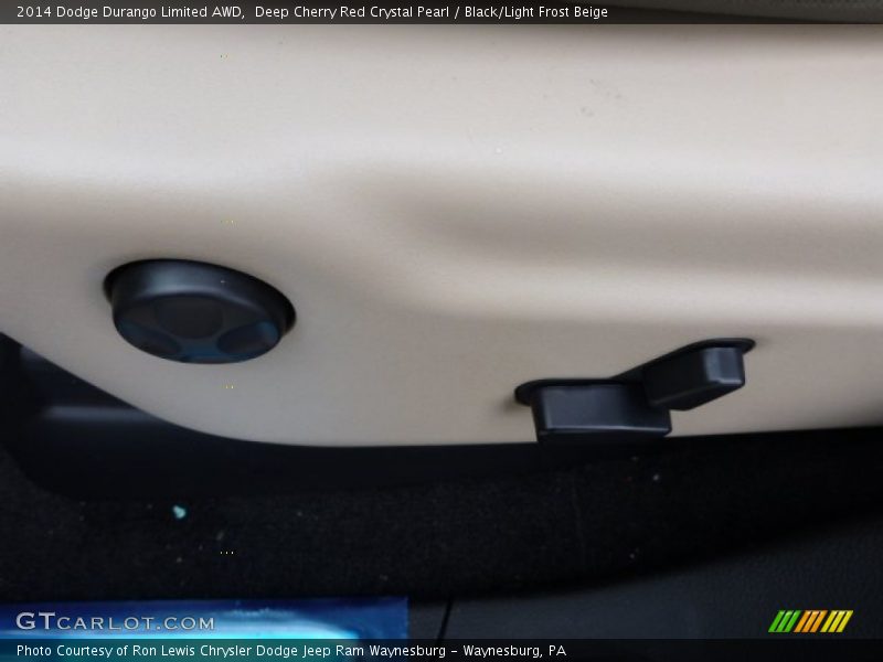 Deep Cherry Red Crystal Pearl / Black/Light Frost Beige 2014 Dodge Durango Limited AWD