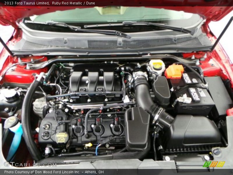 Ruby Red Metallic / Dune 2013 Ford Taurus Limited