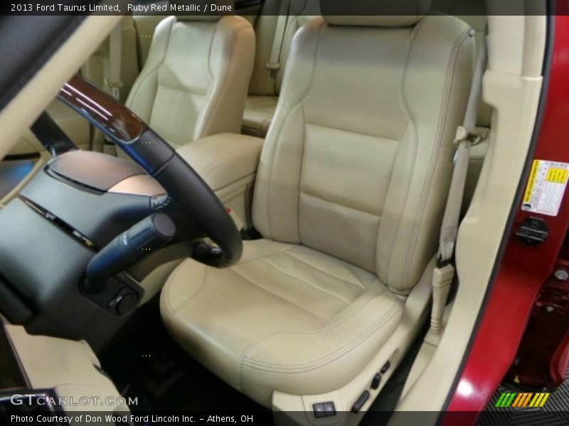 Ruby Red Metallic / Dune 2013 Ford Taurus Limited