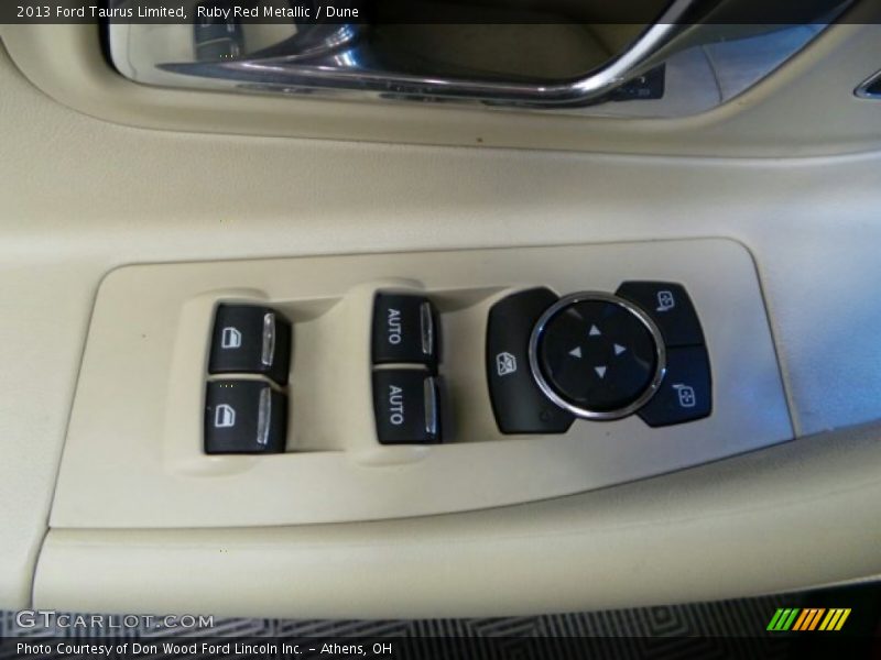 Ruby Red Metallic / Dune 2013 Ford Taurus Limited