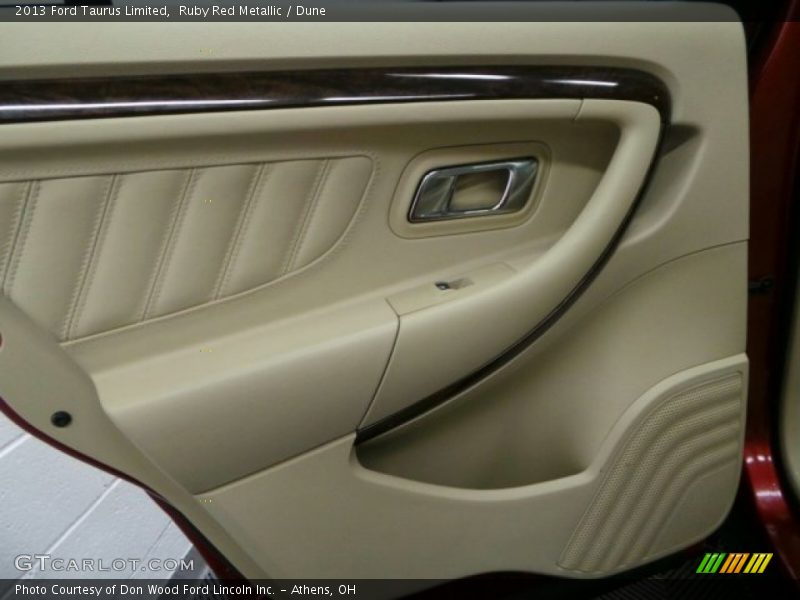 Ruby Red Metallic / Dune 2013 Ford Taurus Limited