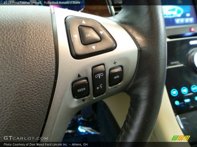 Ruby Red Metallic / Dune 2013 Ford Taurus Limited