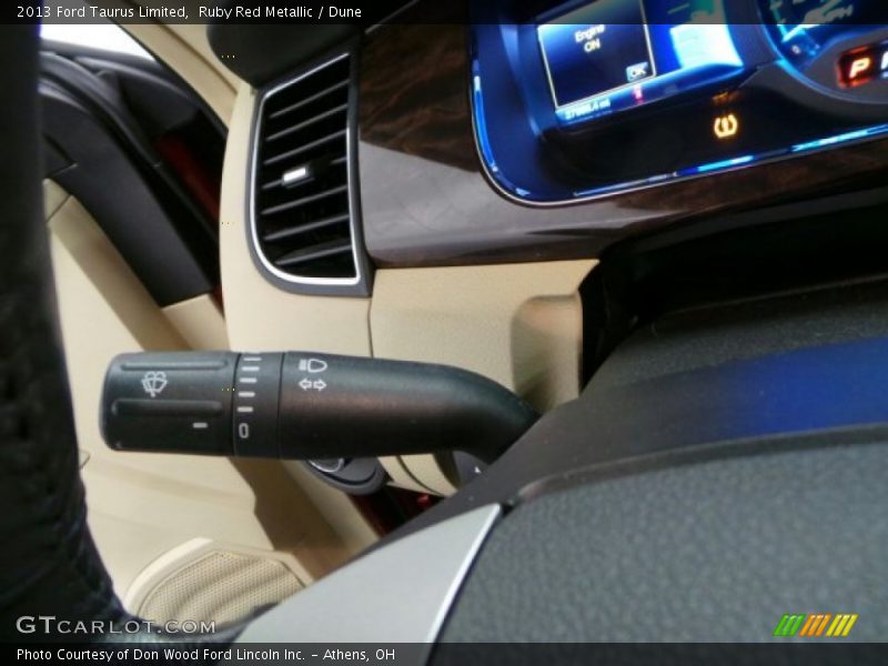 Ruby Red Metallic / Dune 2013 Ford Taurus Limited