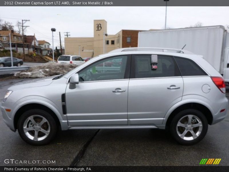 Silver Ice Metallic / Black 2012 Chevrolet Captiva Sport LTZ AWD