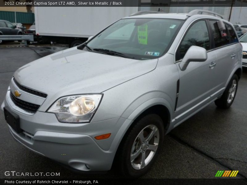 Silver Ice Metallic / Black 2012 Chevrolet Captiva Sport LTZ AWD