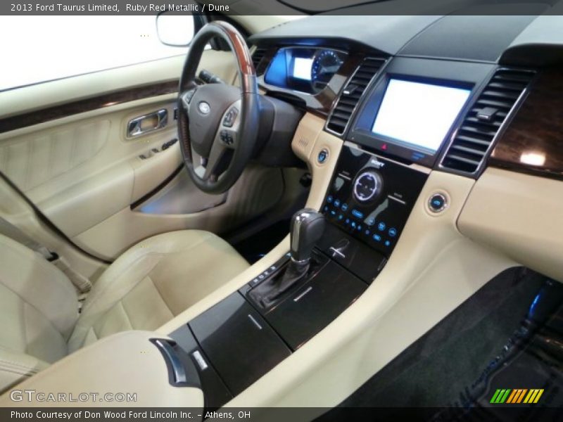 Ruby Red Metallic / Dune 2013 Ford Taurus Limited