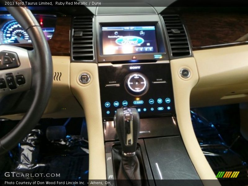 Ruby Red Metallic / Dune 2013 Ford Taurus Limited