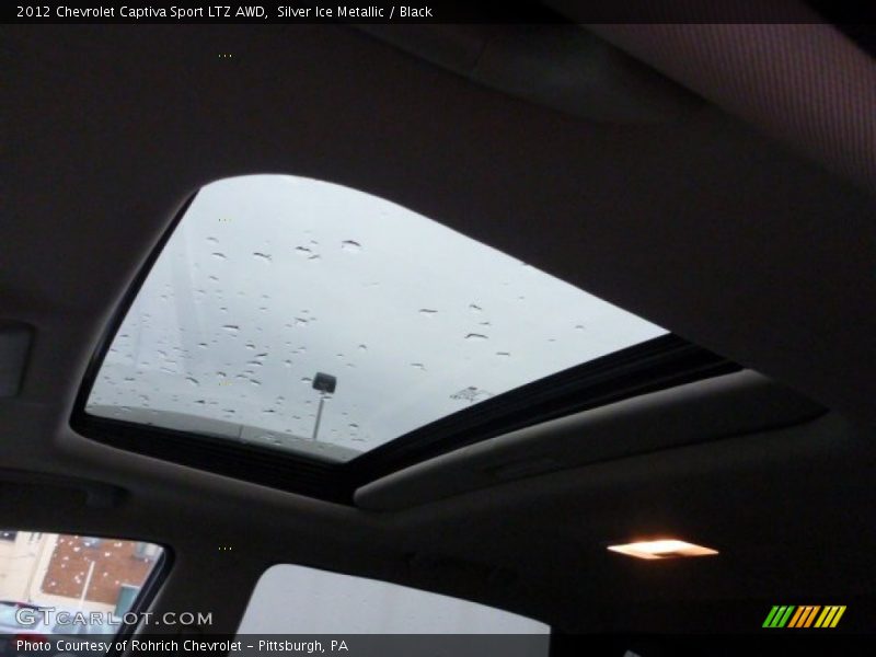 Silver Ice Metallic / Black 2012 Chevrolet Captiva Sport LTZ AWD