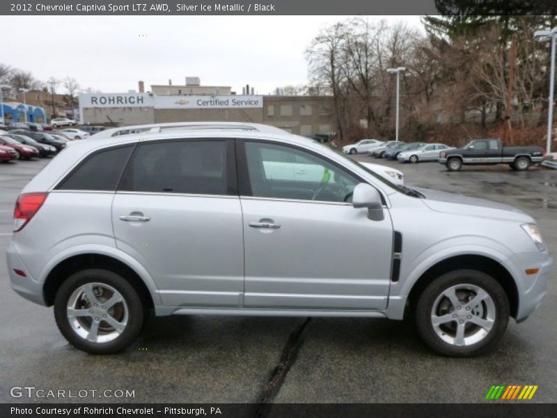 Silver Ice Metallic / Black 2012 Chevrolet Captiva Sport LTZ AWD