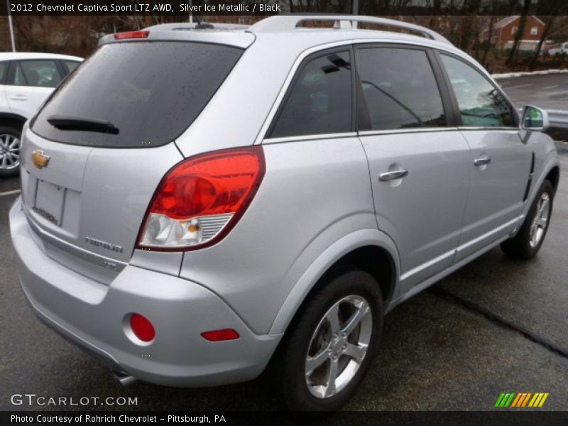 Silver Ice Metallic / Black 2012 Chevrolet Captiva Sport LTZ AWD