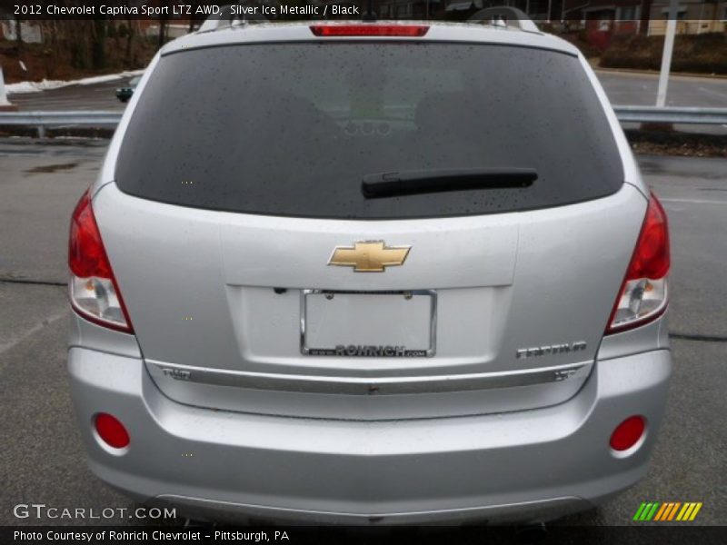 Silver Ice Metallic / Black 2012 Chevrolet Captiva Sport LTZ AWD