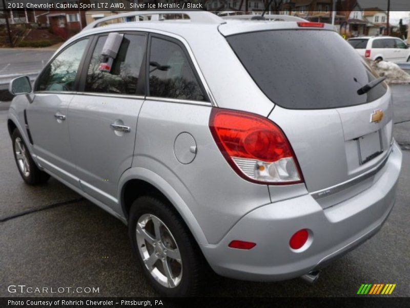 Silver Ice Metallic / Black 2012 Chevrolet Captiva Sport LTZ AWD