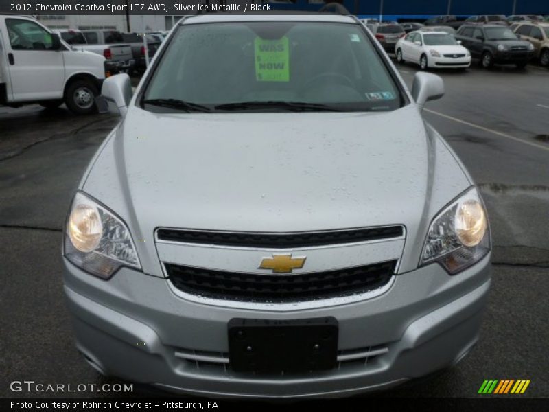 Silver Ice Metallic / Black 2012 Chevrolet Captiva Sport LTZ AWD