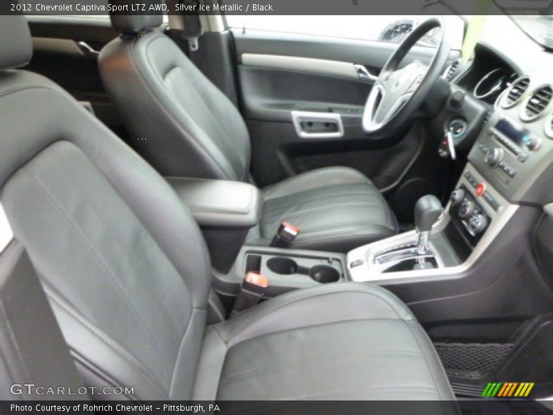 Silver Ice Metallic / Black 2012 Chevrolet Captiva Sport LTZ AWD