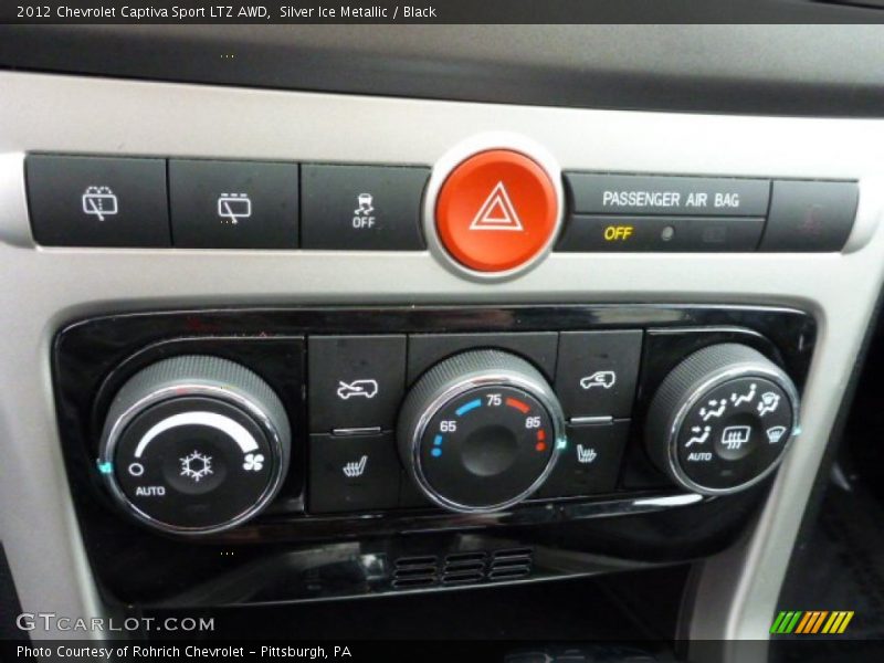 Silver Ice Metallic / Black 2012 Chevrolet Captiva Sport LTZ AWD