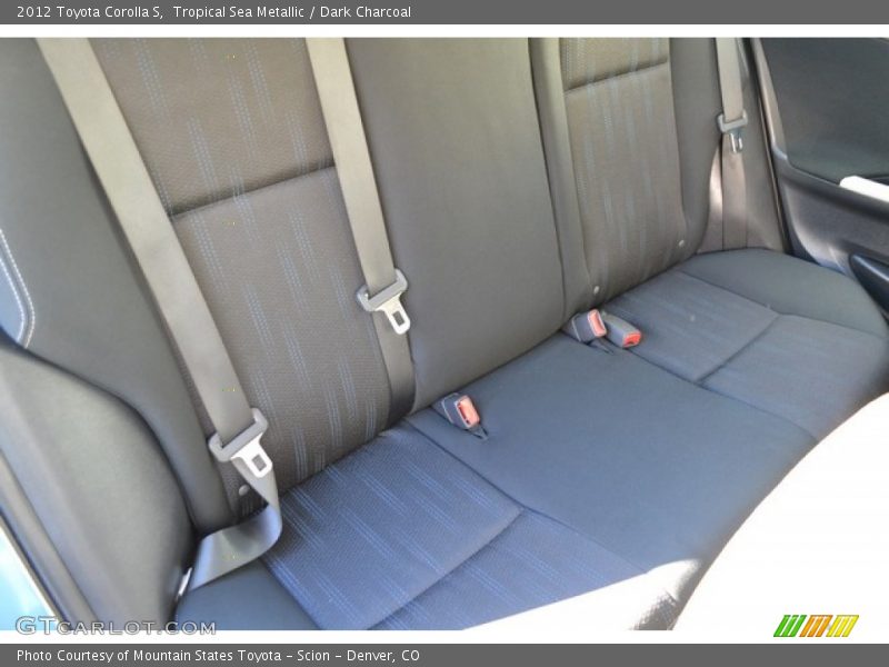 Tropical Sea Metallic / Dark Charcoal 2012 Toyota Corolla S