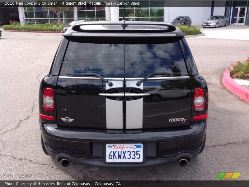 Midnight Black Metallic / Grey/Carbon Black 2010 Mini Cooper S Clubman