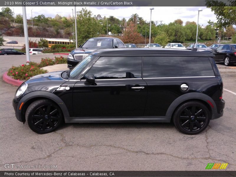 Midnight Black Metallic / Grey/Carbon Black 2010 Mini Cooper S Clubman