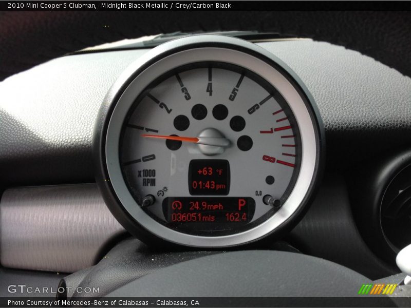 Midnight Black Metallic / Grey/Carbon Black 2010 Mini Cooper S Clubman