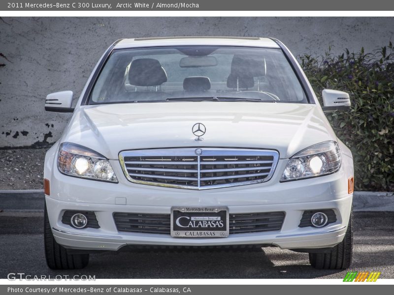 Arctic White / Almond/Mocha 2011 Mercedes-Benz C 300 Luxury