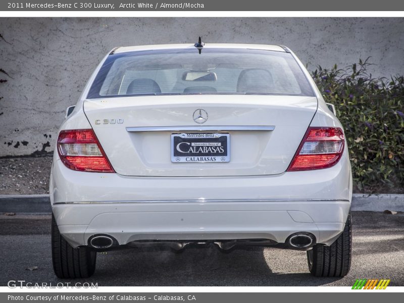 Arctic White / Almond/Mocha 2011 Mercedes-Benz C 300 Luxury