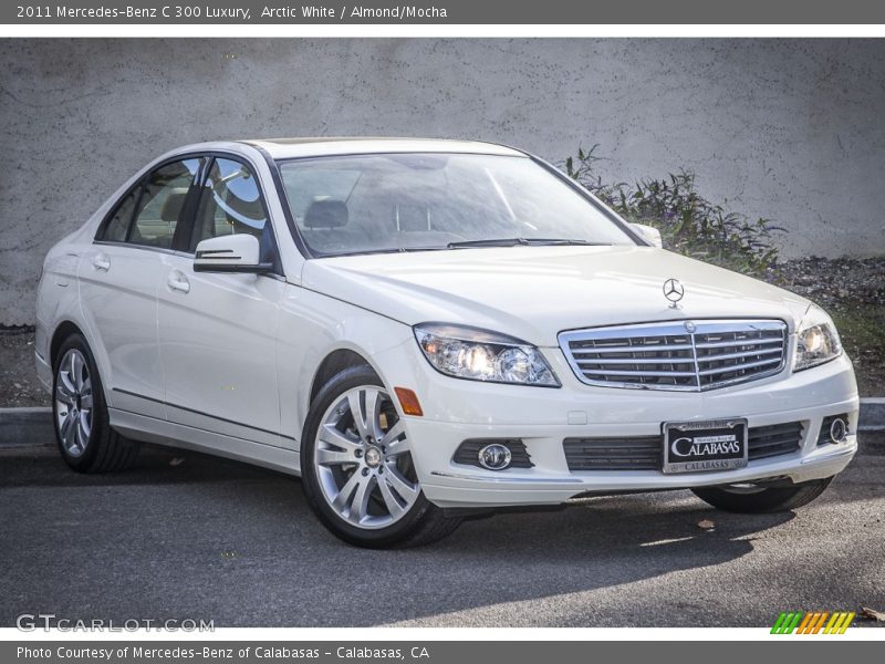 Arctic White / Almond/Mocha 2011 Mercedes-Benz C 300 Luxury